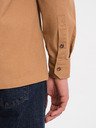 Ombre Clothing Cămașă pentru bărbați maro Ombre Clothing