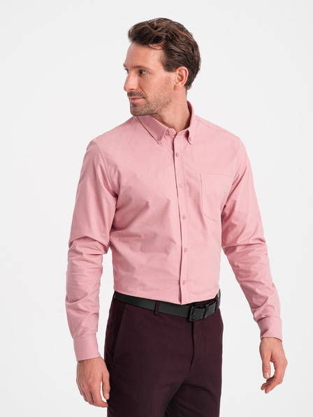 Ombre Clothing Cămașă Ombre Clothing roz pentru bărbați