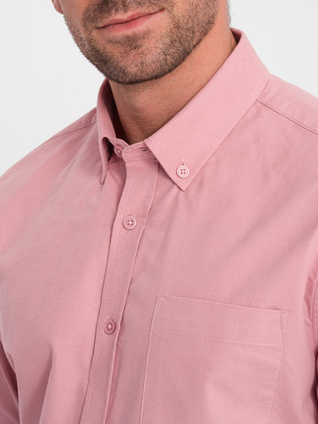 Ombre Clothing Cămașă Ombre Clothing roz pentru bărbați