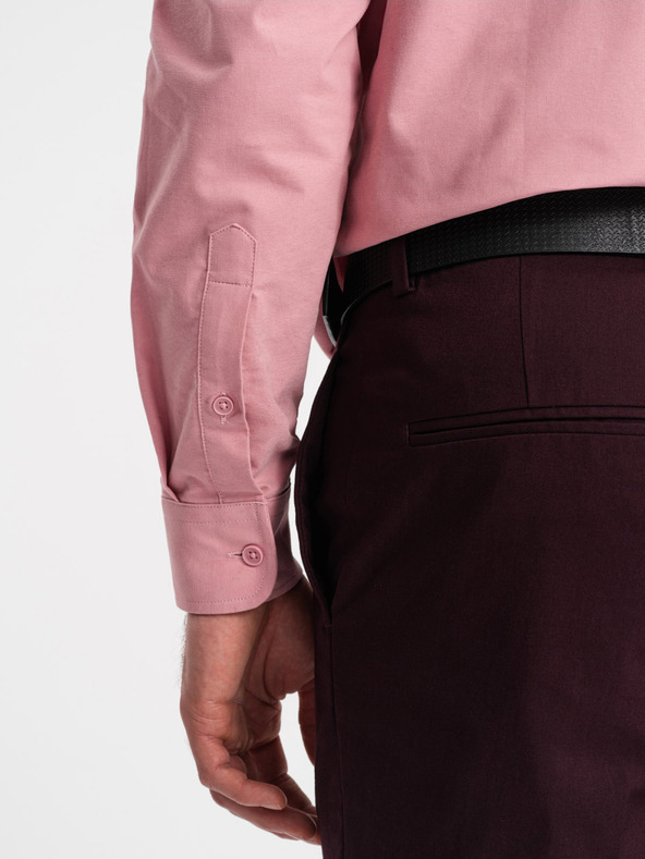 Ombre Clothing Cămașă Ombre Clothing roz pentru bărbați