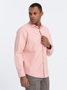 Ombre Clothing Cămașă Ombre Clothing roz deschis pentru bărbați