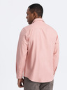 Ombre Clothing Cămașă Ombre Clothing roz deschis pentru bărbați