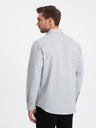 Ombre Clothing Cămașă Ombre Clothing gri deschis pentru bărbați