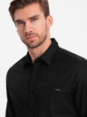 Ombre Clothing Tricou Ombre Clothing negru pentru bărbați