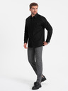 Ombre Clothing Tricou Ombre Clothing negru pentru bărbați