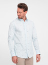 Ombre Clothing Tricou albastru deschis pentru bărbați cu model Ombre Clothing