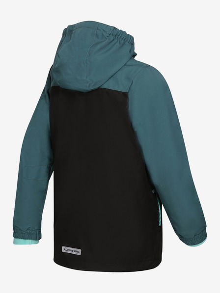 ALPINE PRO Jachetă gri pentru băieți cu hanorac ALPINE PRO Plega