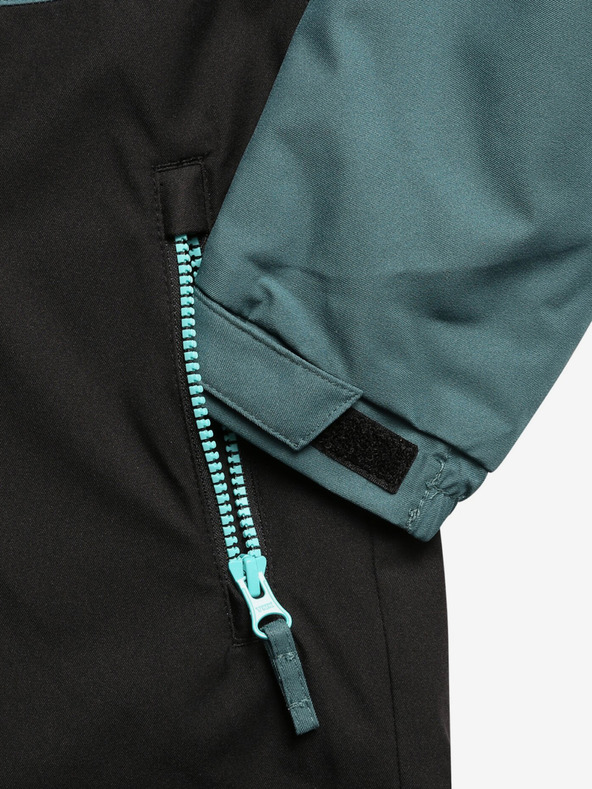 ALPINE PRO Jachetă gri pentru băieți cu hanorac ALPINE PRO Plega