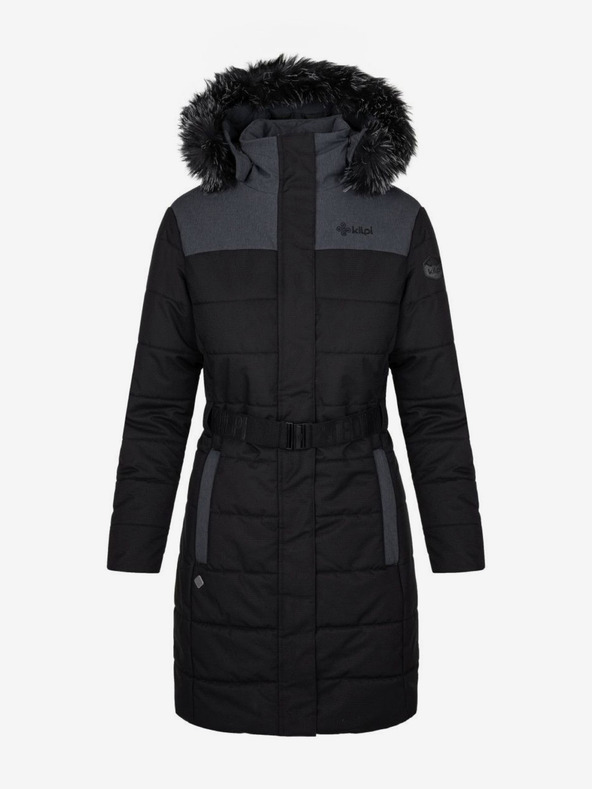 Kilpi Palton de iarnă negru pentru femei Kilpi KETRINA-W