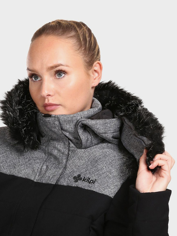 Kilpi Palton de iarnă negru pentru femei Kilpi KETRINA-W