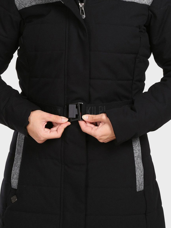 Kilpi Palton de iarnă negru pentru femei Kilpi KETRINA-W