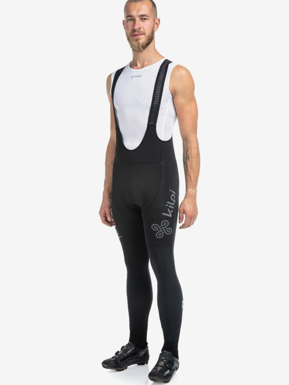 Kilpi Jambiere de ciclism pentru bărbați, negre Kilpi VALLEY-M