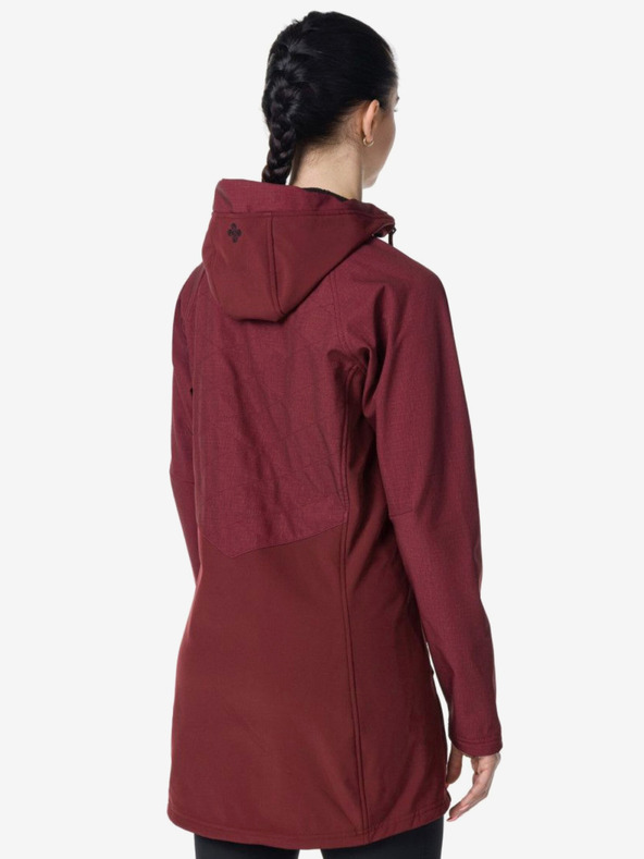 Kilpi Jachetă softshell burgundy pentru femei Kilpi LASIKA-W