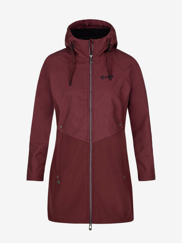Kilpi Jachetă softshell burgundy pentru femei Kilpi LASIKA-W