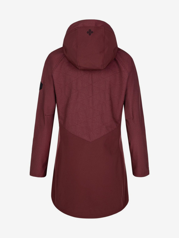 Kilpi Jachetă softshell burgundy pentru femei Kilpi LASIKA-W
