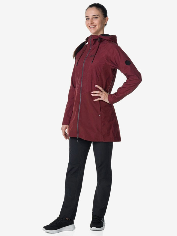Kilpi Jachetă softshell burgundy pentru femei Kilpi LASIKA-W