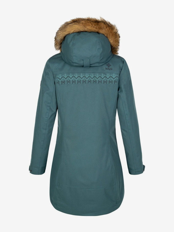 Kilpi Palton de iarnă pentru femei verde închis Kilpi PERU-W