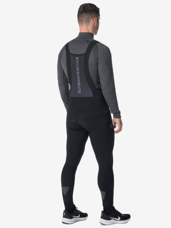 Kilpi Jambiere de ciclism pentru bărbați, negre Kilpi VALLEY-M