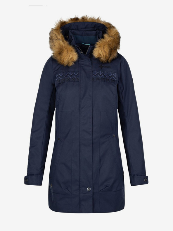 Kilpi Palton de iarnă albastru închis pentru femei Kilpi PERU-W