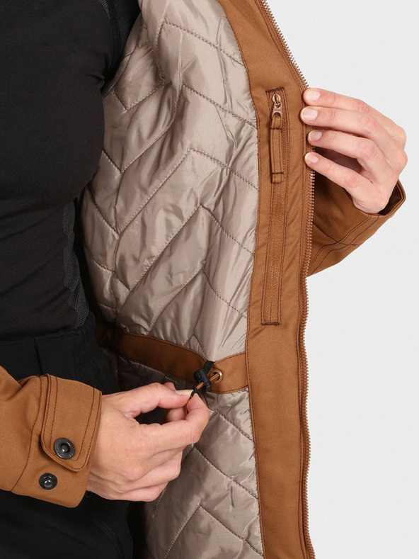 Kilpi Palton de iarnă maro pentru femei Kilpi PERU-W