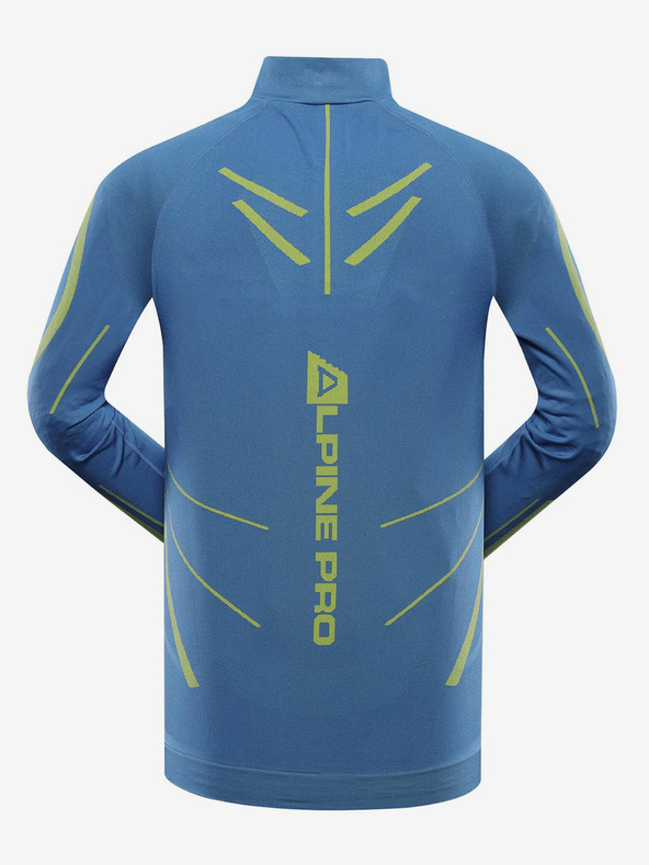 ALPINE PRO Tricou funcțional albastru pentru bărbați ALPINE PRO Seam