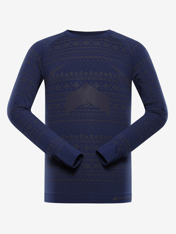 ALPINE PRO Tricou funcțional albastru închis pentru bărbați ALPINE PRO Ambos