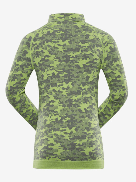 ALPINE PRO Tricou funcțional băieți verde ALPINE PRO Seamo