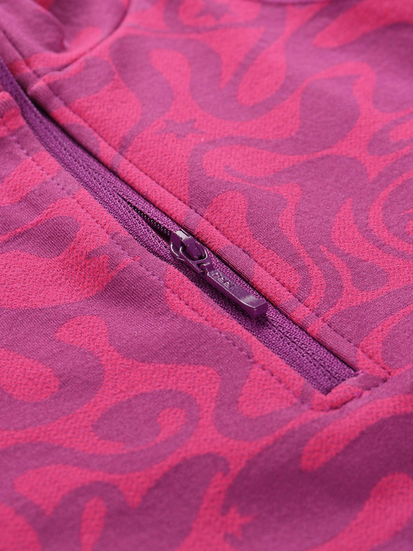 ALPINE PRO Tricou funcțional fete roz închis ALPINE PRO Seamo