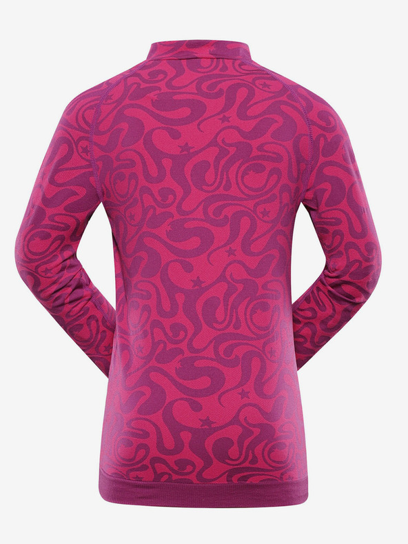 ALPINE PRO Tricou funcțional fete roz închis ALPINE PRO Seamo