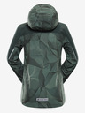 ALPINE PRO Geacă softshell pentru copii verde închis ALPINE PRO Hooro
