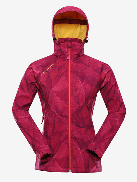 ALPINE PRO Jachetă softshell roz închis pentru femei ALPINE PRO Hoora