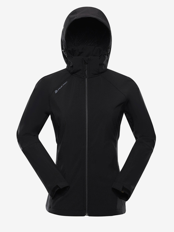 ALPINE PRO Geacă softshell neagră pentru femei ALPINE PRO Hoora