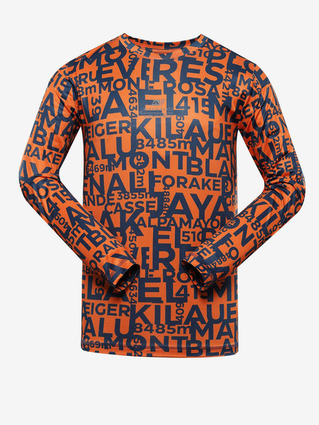 ALPINE PRO Tricou funcțional pentru bărbați portocaliu ALPINE PRO Lous
