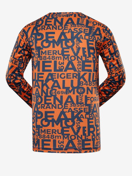 ALPINE PRO Tricou funcțional pentru bărbați portocaliu ALPINE PRO Lous