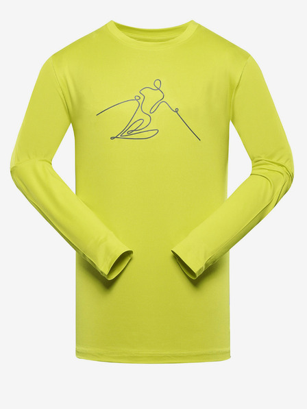 ALPINE PRO Tricou funcțional pentru bărbați galben ALPINE PRO Lous