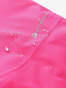 ALPINE PRO Pantaloni de schi pentru fete roz închis cu membrană ptx ALPINE PRO Osago