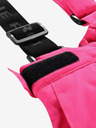 ALPINE PRO Pantaloni de schi pentru fete roz închis cu membrană ptx ALPINE PRO Osago