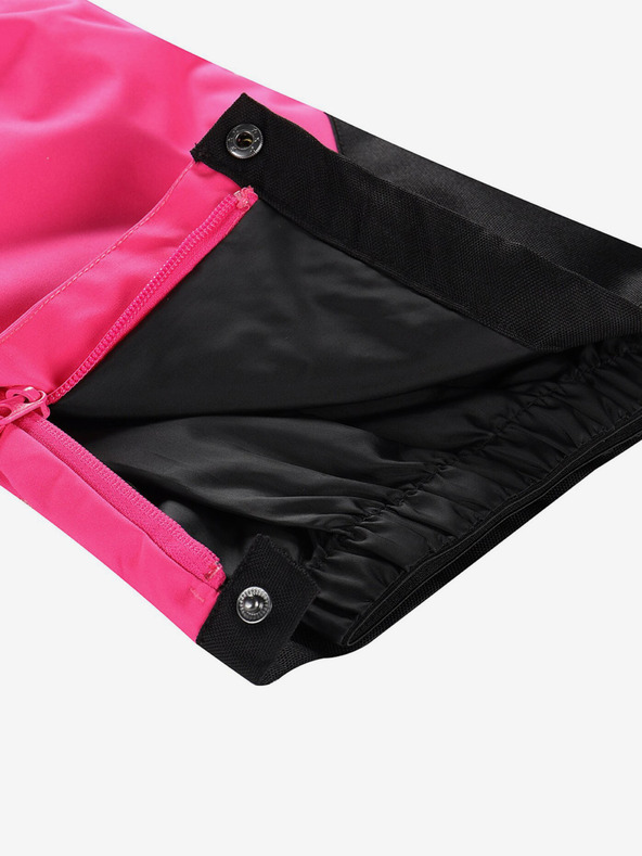 ALPINE PRO Pantaloni de schi pentru fete roz închis cu membrană ptx ALPINE PRO Osago