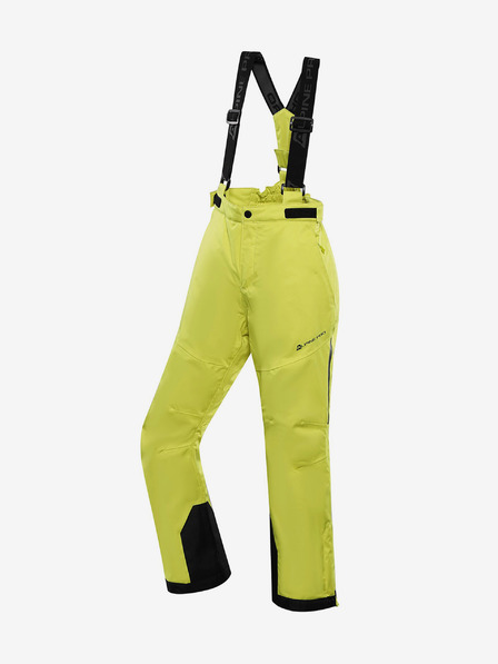 ALPINE PRO Pantaloni de schi pentru copii verde deschis cu membrană ptx ALPINE PRO Osago