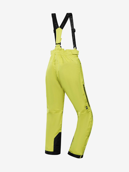 ALPINE PRO Pantaloni de schi pentru copii verde deschis cu membrană ptx ALPINE PRO Osago