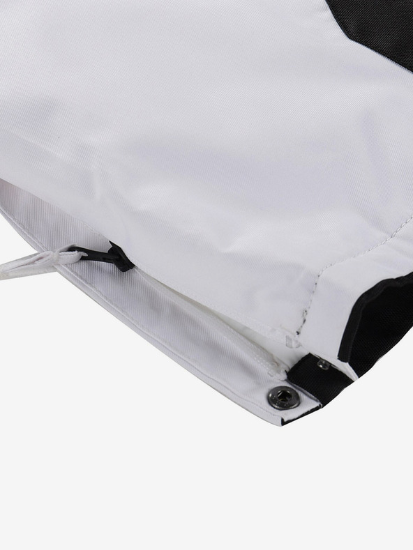 ALPINE PRO Pantaloni de schi pentru femei albi cu membrană ptx ALPINE PRO Osago