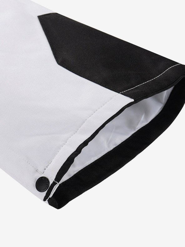 ALPINE PRO Pantaloni de schi pentru femei albi cu membrană ptx ALPINE PRO Osago