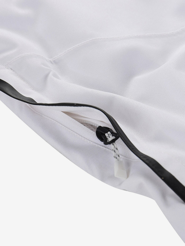 ALPINE PRO Pantaloni de schi pentru femei albi cu membrană ptx ALPINE PRO Osago