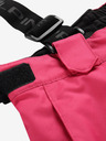 ALPINE PRO Pantaloni de schi roz închis pentru femei cu membrană PTX ALPINE PRO Osaga