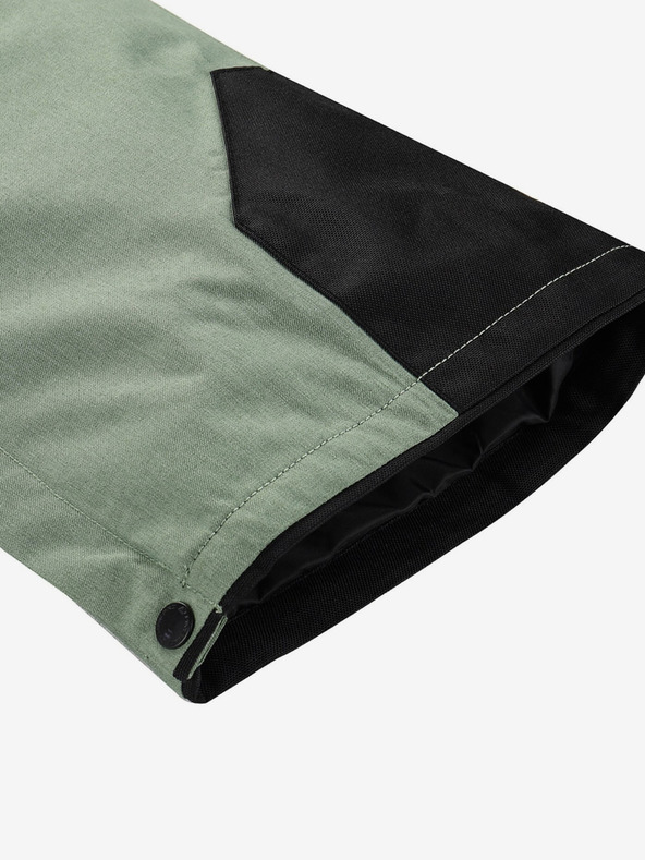 ALPINE PRO Pantaloni de schi pentru femei verzi cu membrană PTX ALPINE PRO Osaga