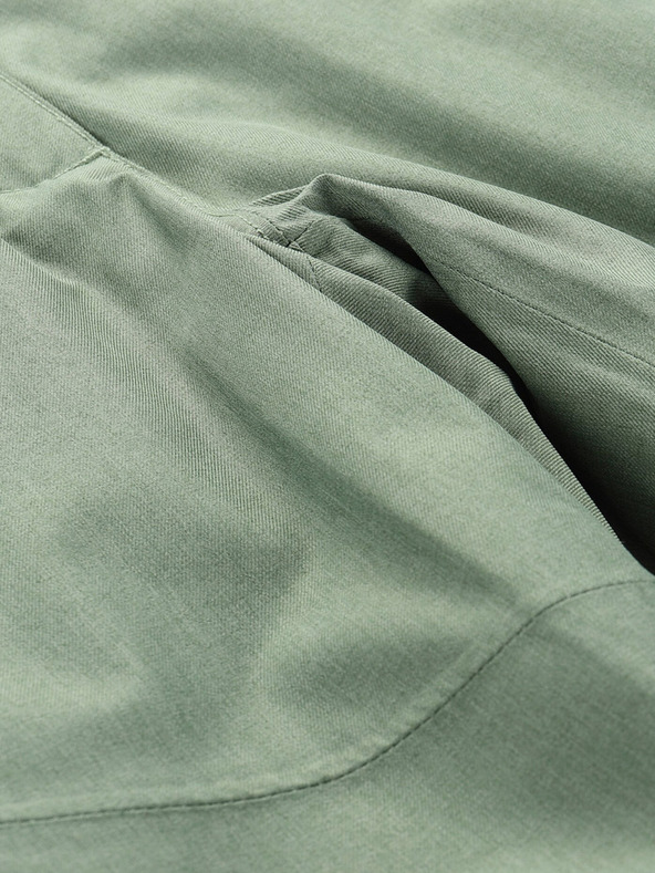 ALPINE PRO Pantaloni de schi pentru femei verzi cu membrană PTX ALPINE PRO Osaga