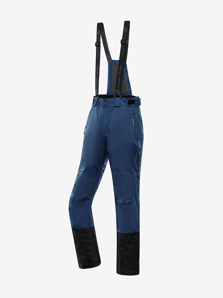 ALPINE PRO Pantaloni de schi bărbați albastru închis cu membrană PTX ALPINE PRO Feler