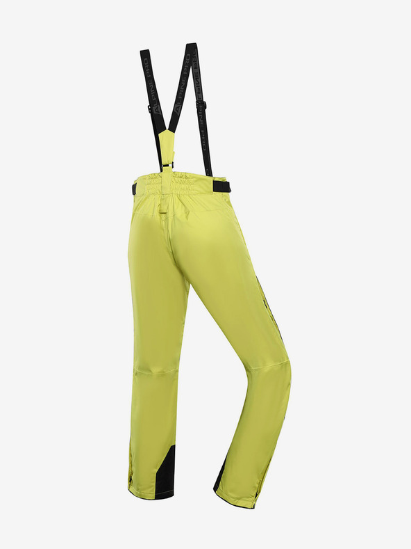 ALPINE PRO Pantaloni de schi verde deschis pentru bărbați cu membrană PTX ALPINE PRO Osag