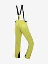 ALPINE PRO Pantaloni de schi verde deschis pentru bărbați cu membrană PTX ALPINE PRO Osag