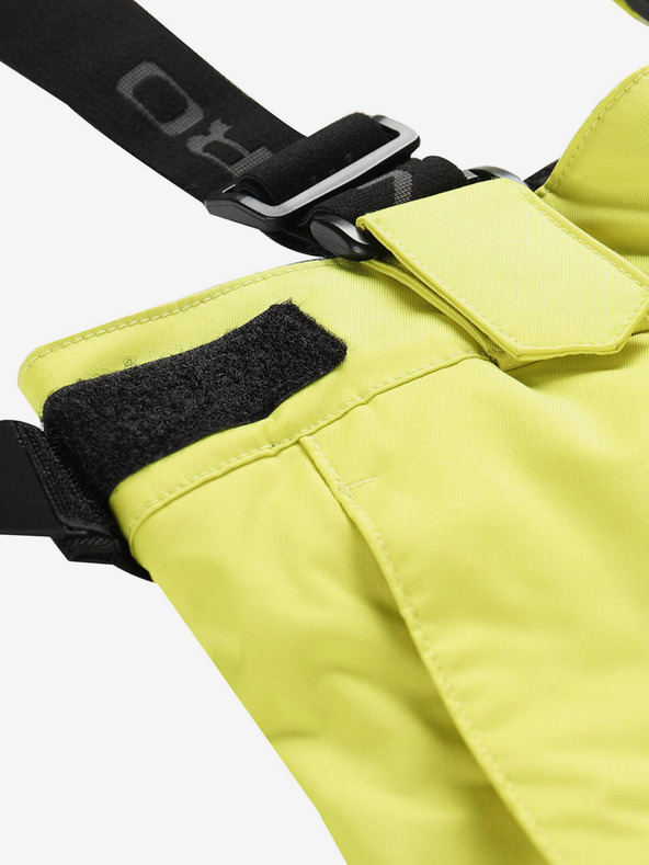 ALPINE PRO Pantaloni de schi verde deschis pentru bărbați cu membrană PTX ALPINE PRO Osag
